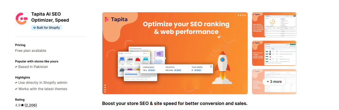 Tapita's website
