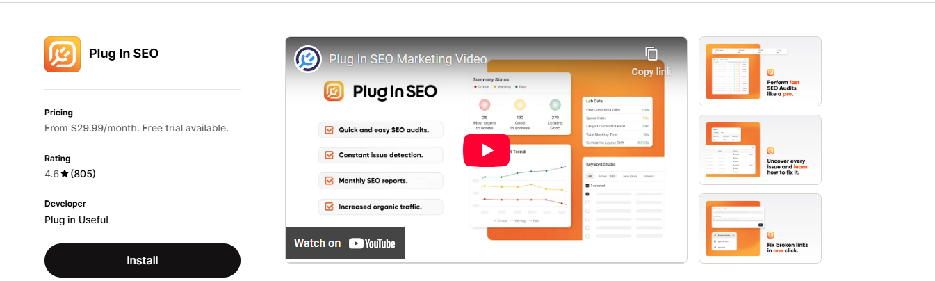 Plug in website