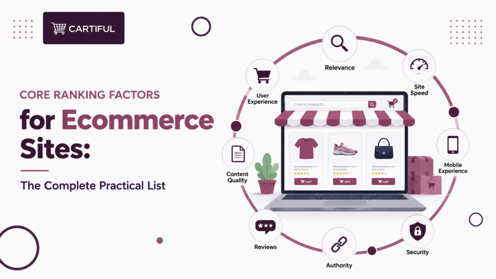 Core Ranking Factors for Ecommerce Sites: The Complete Practical List